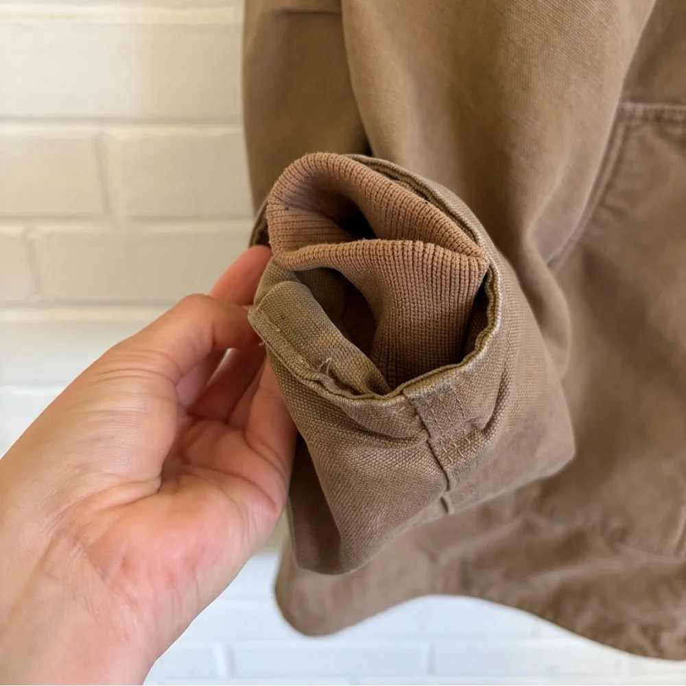 Carhartt Sandstone Sherpa Lined Ridge Coat (Style #C61), SZ XL Tall - Picture 5 of 12